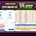 Bukti Jp MEME4D Togel Online 16 Juni 2025