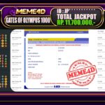 Bukti Jp MEME4D Slot Online 22 Juni 2025