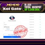 Bukti Jp MEME4D Slot Online 29 November 2025