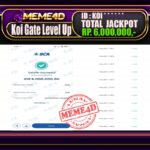 Bukti Jp MEME4D Slot Online 14 November 2025