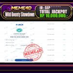 Bukti Jp MEME4D Slot Online 30 November 2025