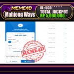 Bukti Jp MEME4D Slot Online 29 November 2025